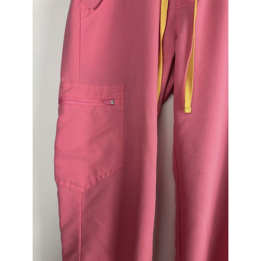 FIGS Catarina One Pocket Top Zamora Jogger Pants Limited Edition Neon Pink XS - Picture 15 of 16